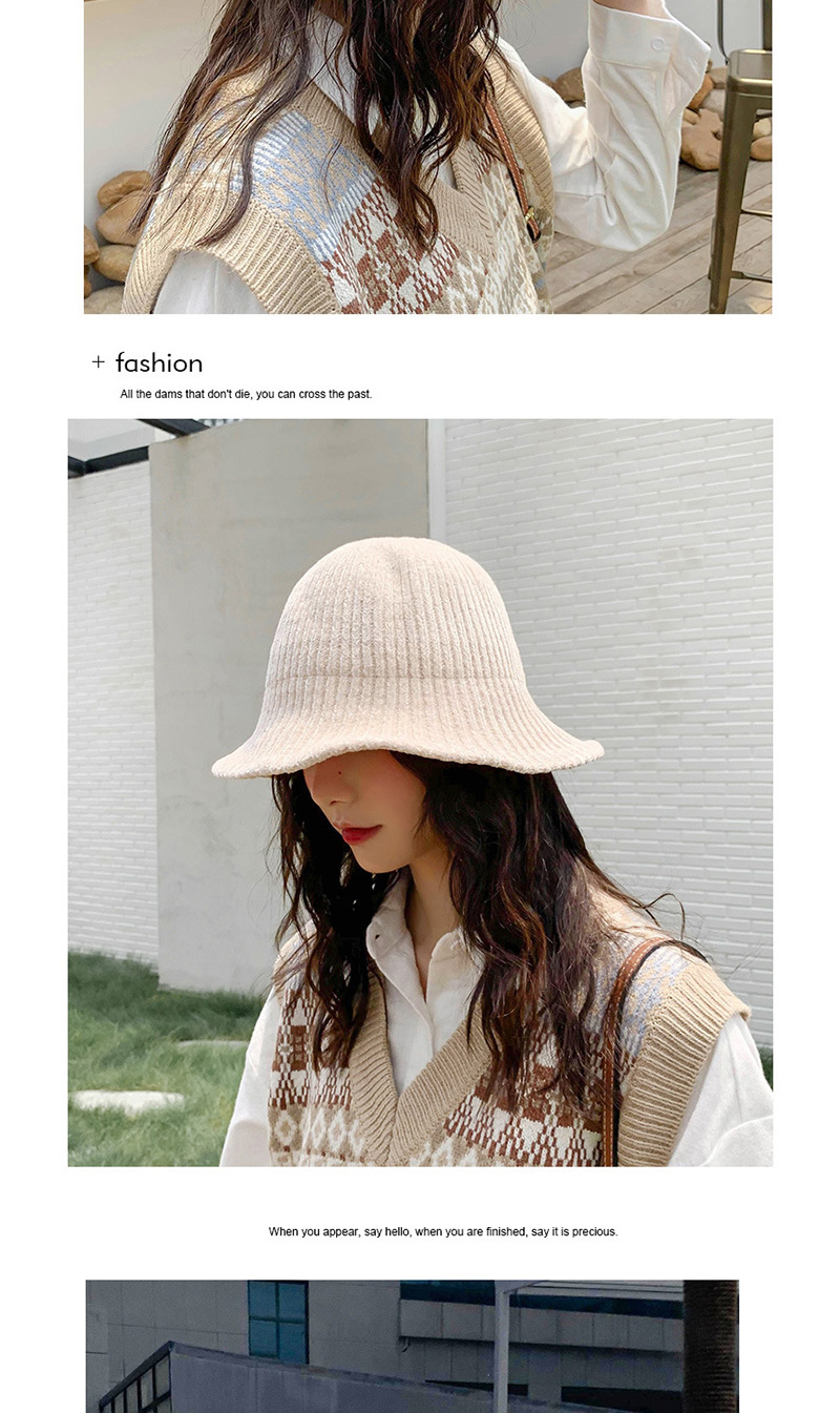 Fashion Thin Strip Chenille Turmeric Chenille Wool Cap,Knitting Wool Hats