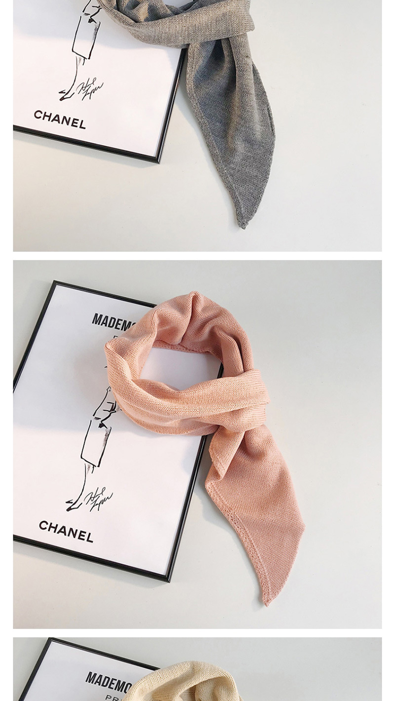 Fashion Angled Scarf Pink Knitted Woolen Collar,Knitting Wool Hats