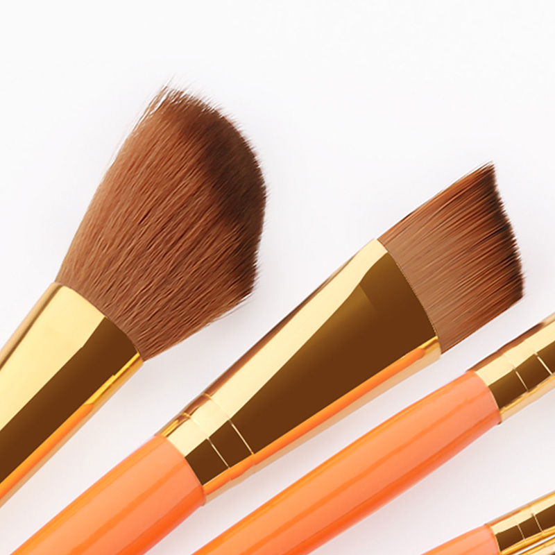 Fashion Orange 9 Stick Makeup Brush,Beauty tools