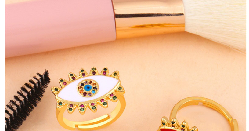 Fashion White Eye Drop Ring,Rings