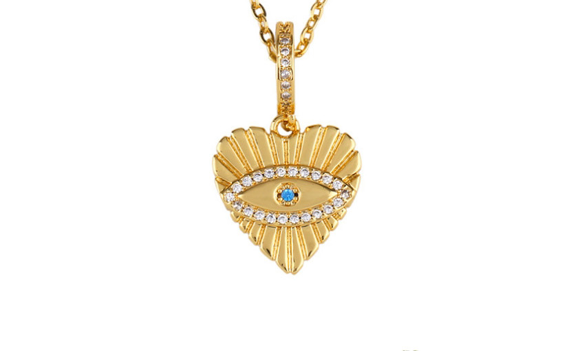 Fashion Heart Heart-shaped Diamond Necklace,Necklaces