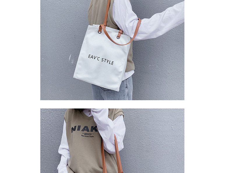  White Letter Hand Shoulder Shoulder Bag,Messenger bags