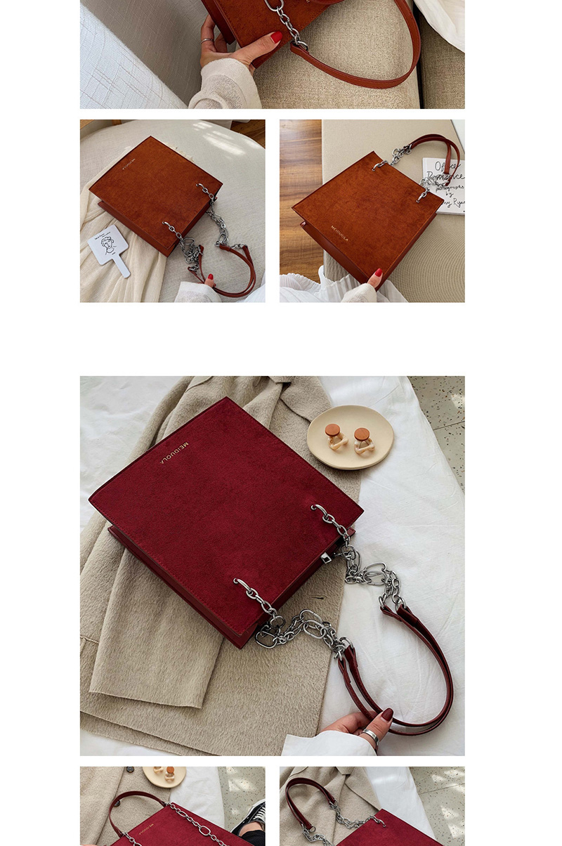  Khaki Chain Shoulder Bag,Messenger bags