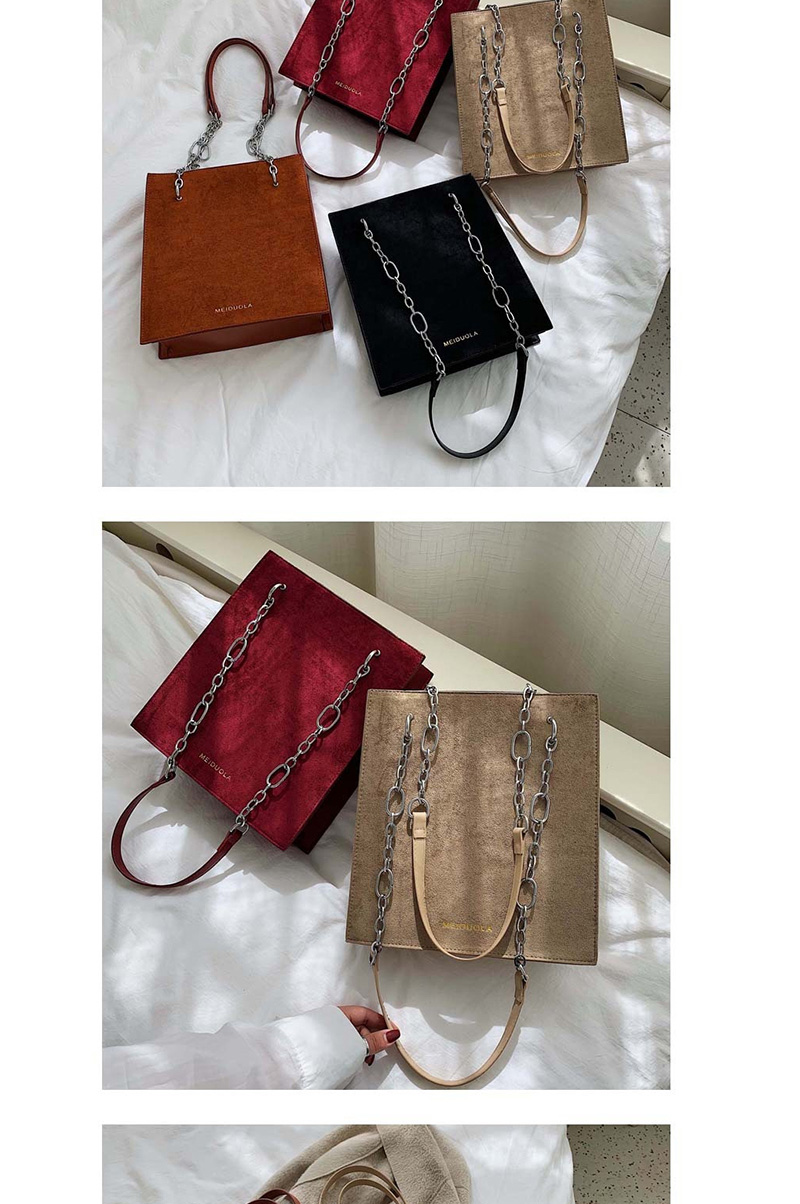  Khaki Chain Shoulder Bag,Messenger bags