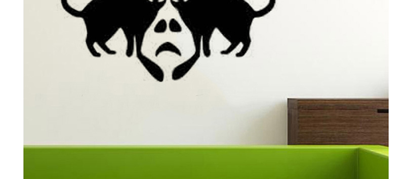 Fashion Multicolor Kst-43 Halloween Witch Wall Sticker Removable,Festival & Party Supplies