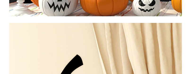 Fashion Multicolor Kst-21 Halloween Pumpkin Wall Sticker Removable,Festival & Party Supplies