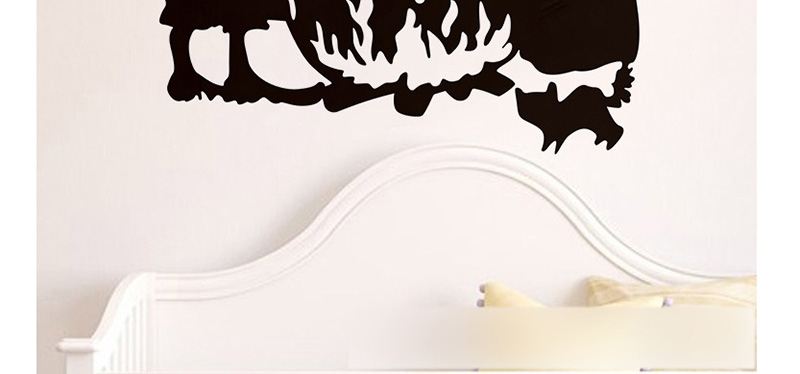 Fashion Multicolor Kst-61 Halloween Two Little Ghost Wall Stickers,Festival & Party Supplies