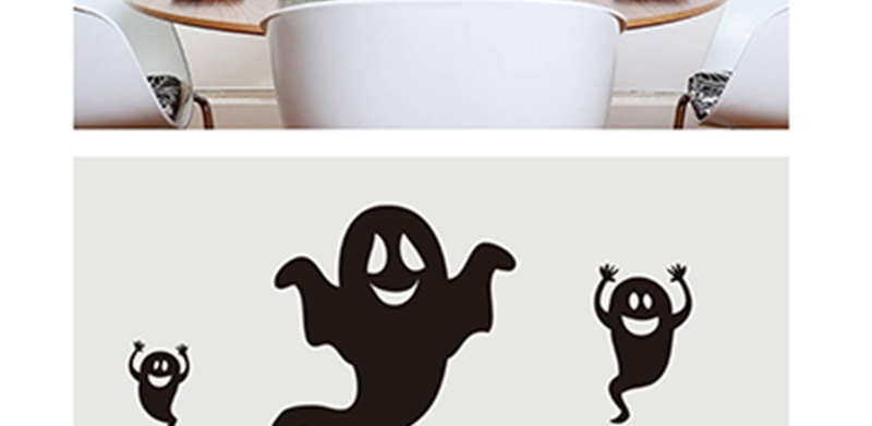 Fashion Multicolor Kst-1 Halloween Little Ghost Wall Sticker,Festival & Party Supplies