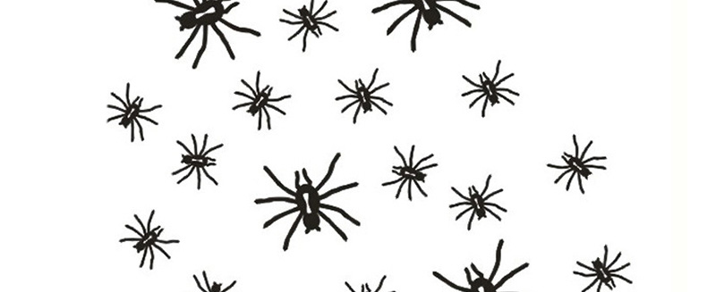 Fashion Multicolor Kst-12 Halloween Spider Wall Stickers,Festival & Party Supplies