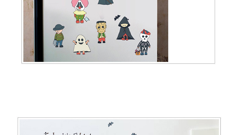 Fashion Color Sk7123 Halloween Free Stickers,Festival & Party Supplies