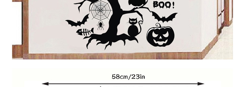Fashion Multicolor Kst-9 Halloween Wall Sticker,Festival & Party Supplies