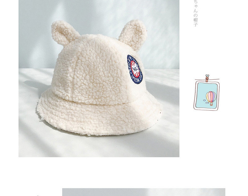 Fashion Lamb Hair Labeling Ear Coffee Lamb Cashmere Rabbit Ears Fisherman Hat,Knitting Wool Hats
