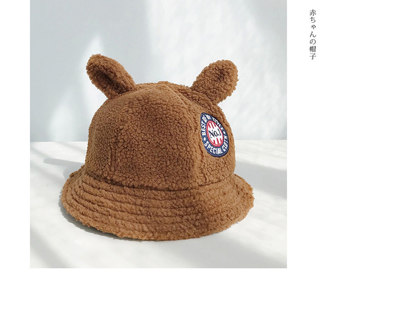 Fashion Lamb Hair Labeling Ear Pink Lamb Cashmere Rabbit Ears Fisherman Hat,Knitting Wool Hats
