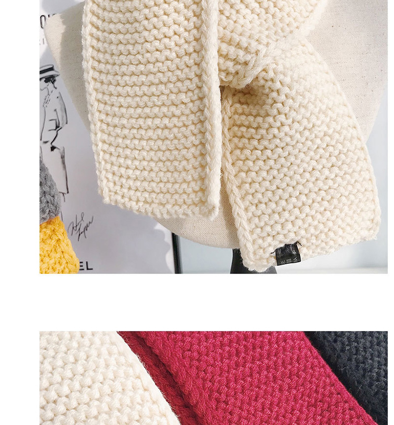 Fashion Striped Scarf Turmeric Horizontal Stripes With Standard Wool Scarf,knitting Wool Scaves