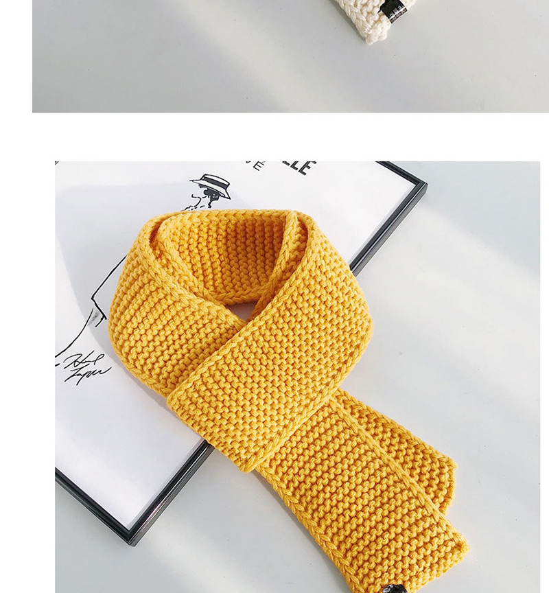 Fashion Striped Scarf Turmeric Horizontal Stripes With Standard Wool Scarf,knitting Wool Scaves