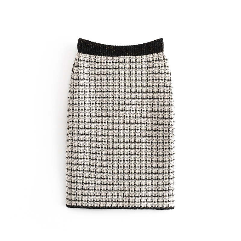 Fashion Black Knit Skirt,Skirts
