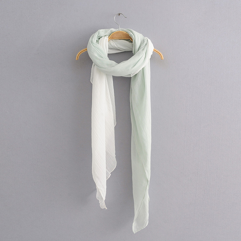  Light Blue Cotton Color Matching Scarves Scarf Shawl,Thin Scaves