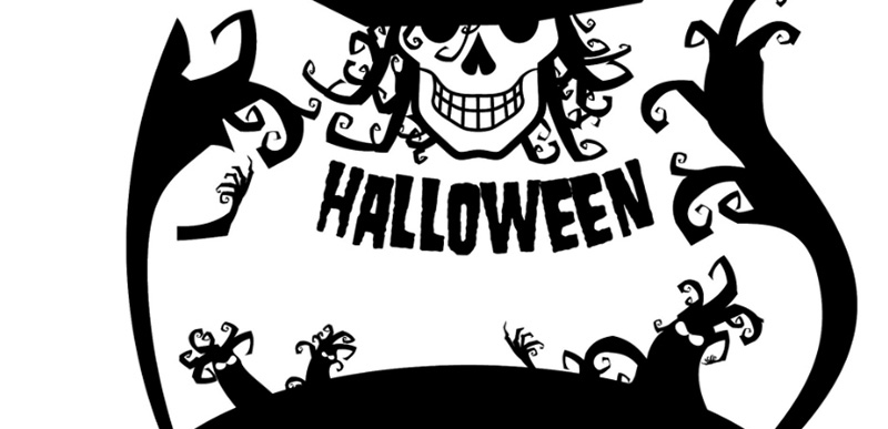 Fashion Black Kst-62 Halloween Clown Hat Wall Sticker,Festival & Party Supplies