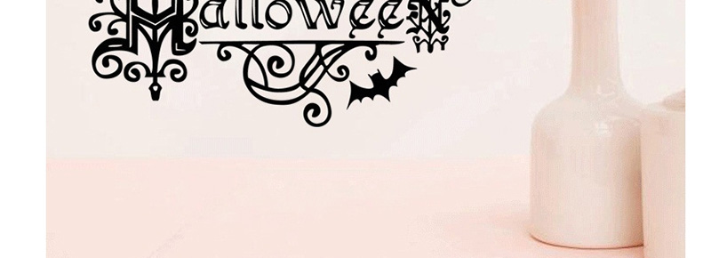 Fashion Multicolor Kst-3 Halloween Wall Sticker,Festival & Party Supplies