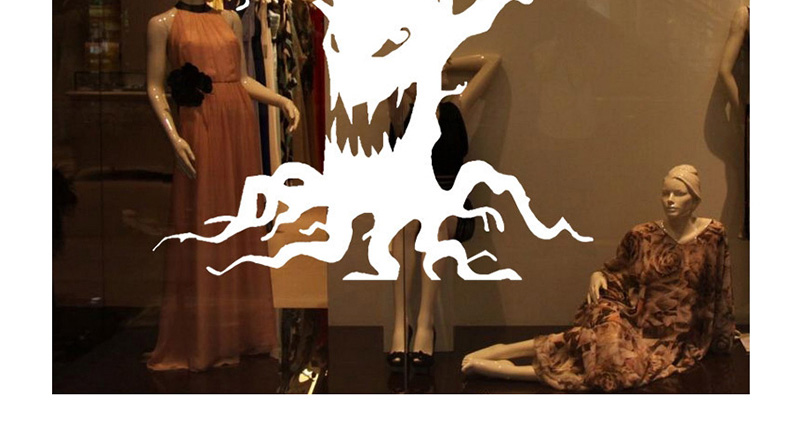 Fashion Multicolor Kst-7 Halloween Ghost Tree Wall Sticker,Festival & Party Supplies
