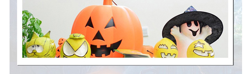 Fashion Multicolor Kst-54 Halloween Pumpkin Head Wall Sticker,Festival & Party Supplies