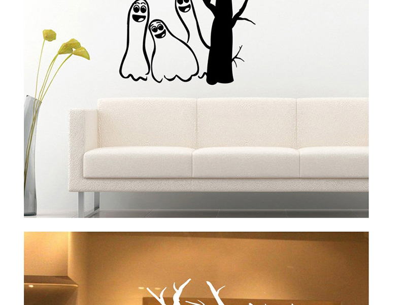 Fashion Multicolor Kst-22 Halloween Poke Pvc Removable Wall Sticker,Festival & Party Supplies
