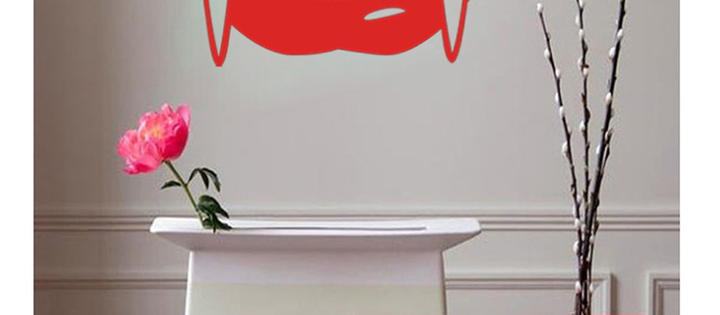 Fashion Red Kst-50 Halloween Vampire Tooth Wall Sticker,Festival & Party Supplies