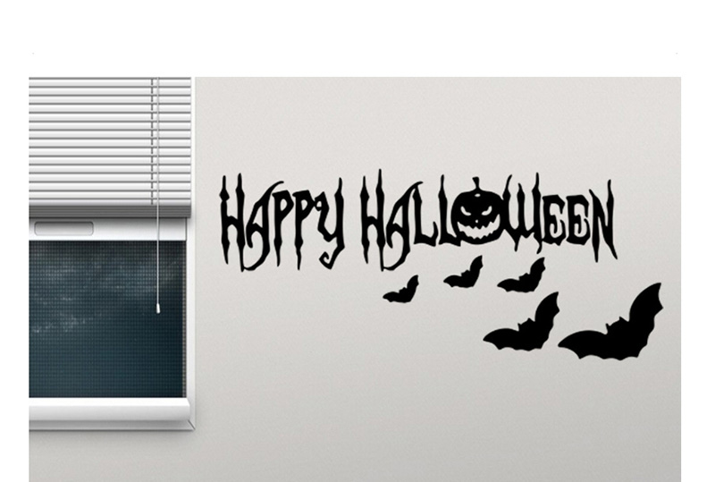 Fashion Multicolor Kst-66 Halloween Wall Sticker,Festival & Party Supplies