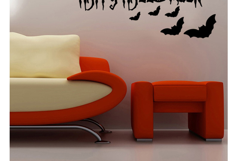 Fashion Multicolor Kst-66 Halloween Wall Sticker,Festival & Party Supplies