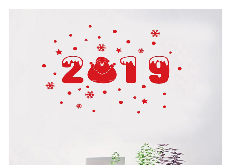 Fashion Multicolor Ss-27 Christmas Wall Sticker,Festival & Party Supplies