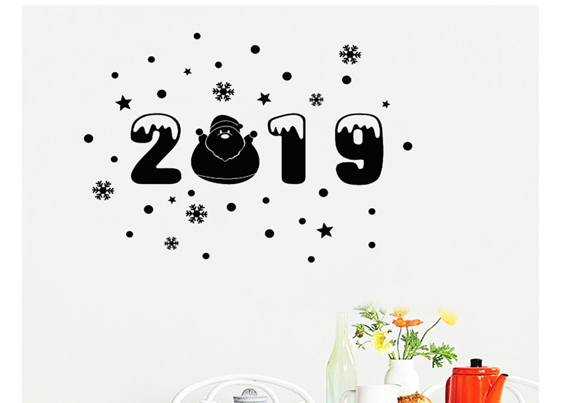 Fashion White Ss-27 Christmas Wall Sticker,Festival & Party Supplies