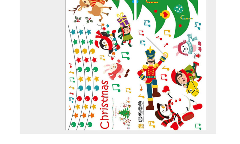 Fashion Color Hm92015d Christmas Note Door Sticker,Festival & Party Supplies