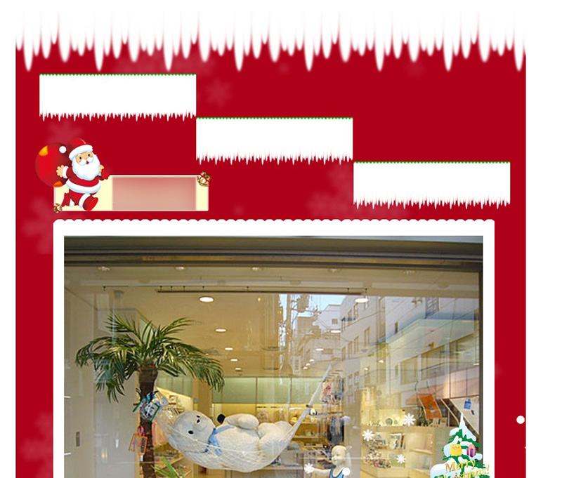 Fashion Color Amj006 Christmas Snowman Sticker,Festival & Party Supplies