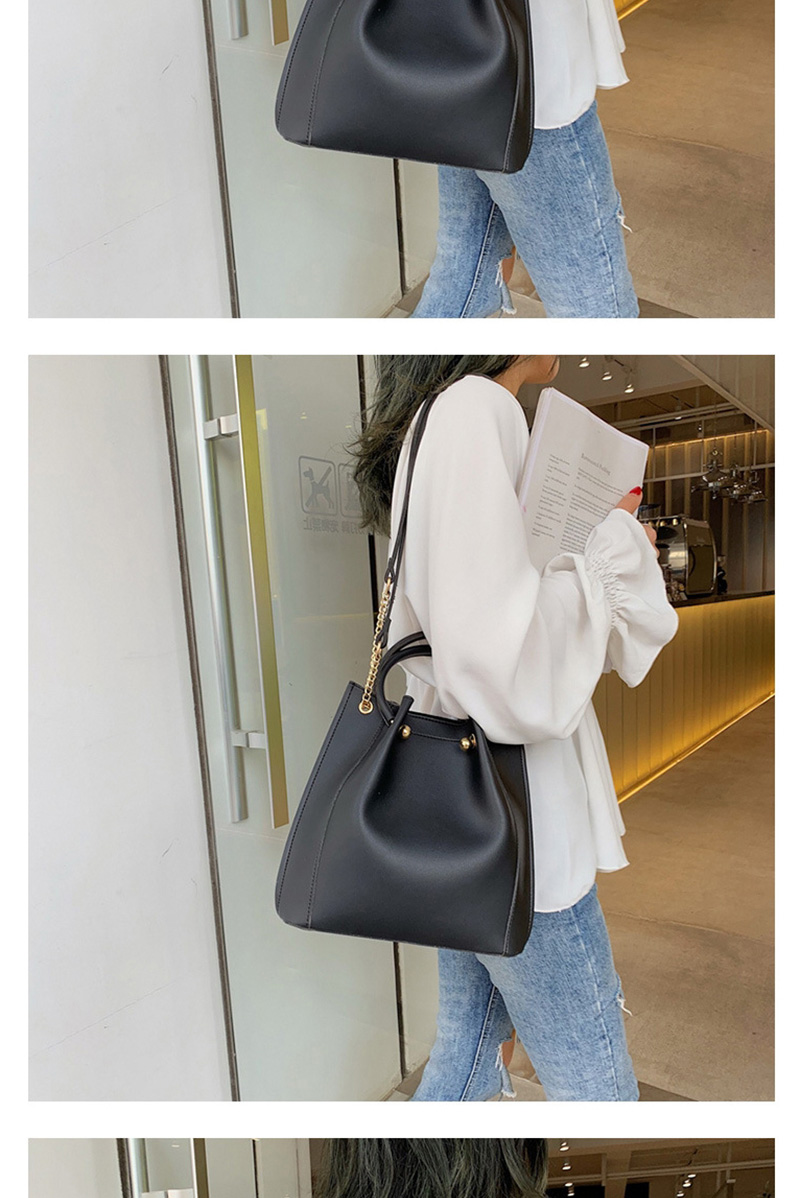 Fashion Khaki Pleated Shoulder Bag,Handbags