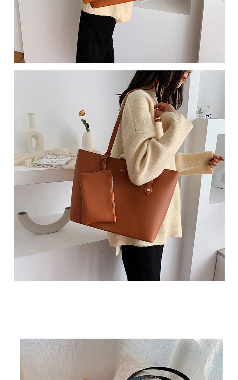 Fashion Khaki Studded Shoulder Bag,Handbags