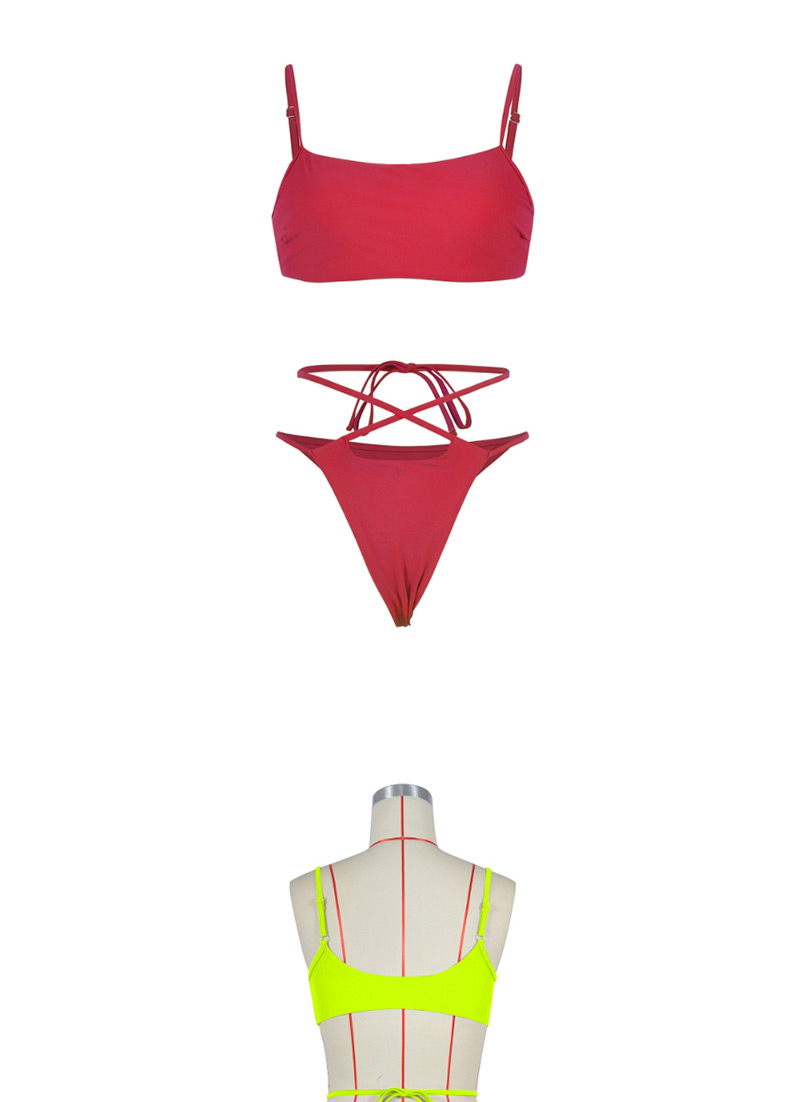  Red Bikini Two-piece,Bikini Sets