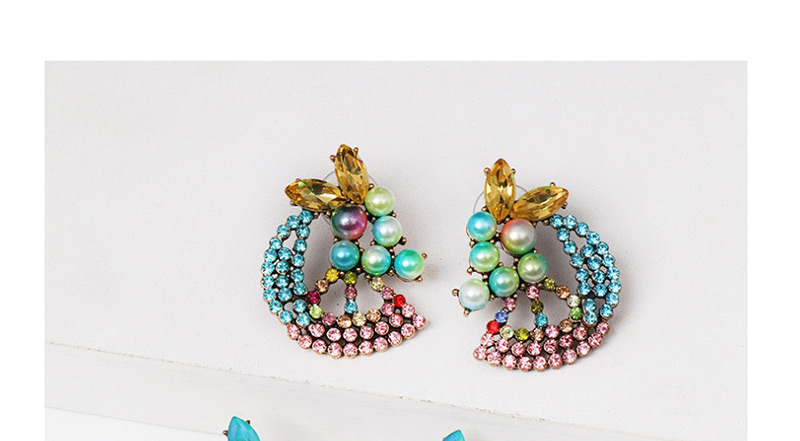 Fashion Blue Fruit Earrings,Stud Earrings