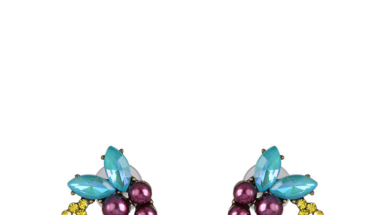Fashion Red Wine Fruit Earrings,Stud Earrings