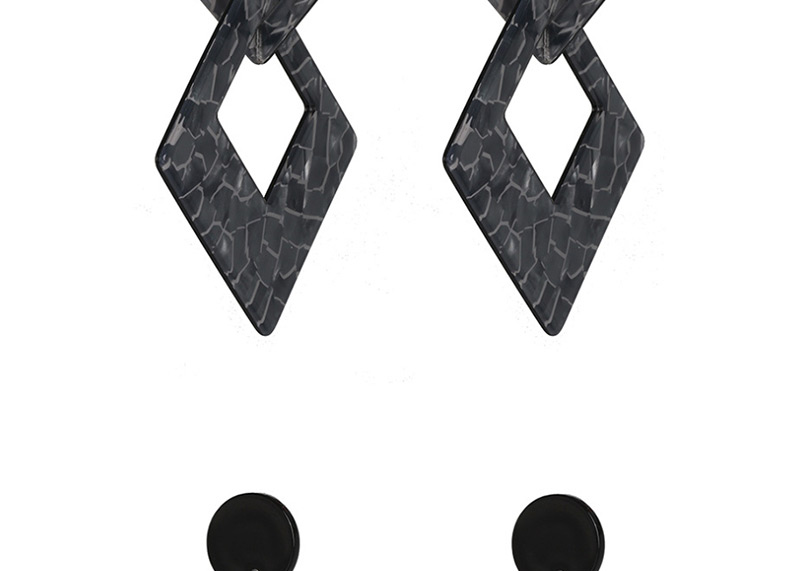 Fashion Gray Geometric Earrings,Drop Earrings