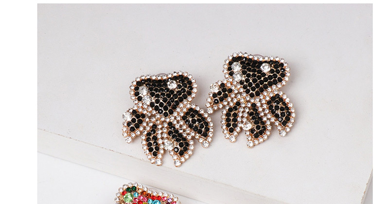 Fashion Black Diamond Stud Earrings,Stud Earrings