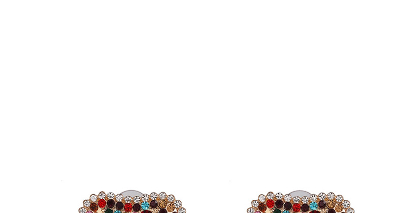 Fashion Color Diamond Stud Earrings,Stud Earrings