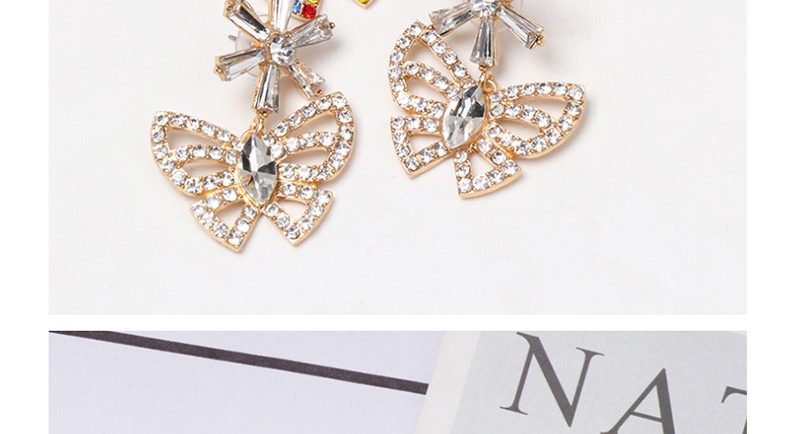 Fashion White Butterfly Earrings,Drop Earrings