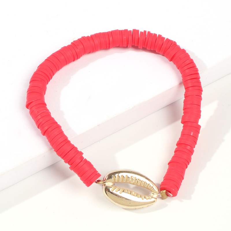 Fashion Red Alloy Shell Bracelet,Fashion Bracelets
