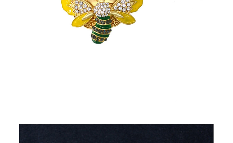 Fashion Gold Bee Gem Flower Pearl Brooch,Korean Brooches