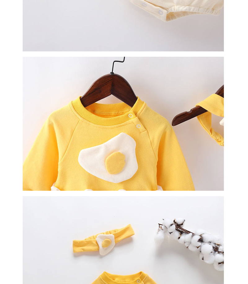 Fashion Yellow Cartoon Egg: Hare: Hair Band,Kids Clothing