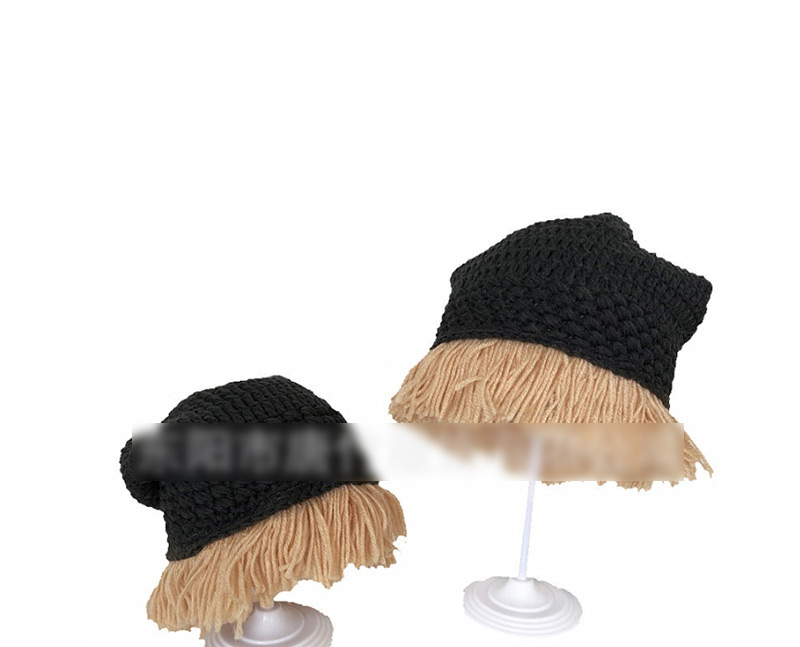 Fashion Child Fringed Wig Wool Cap,Sun Hats