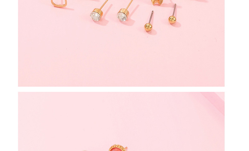 Fashion Gold Butterfly Love Flower Small Earring Set,Earrings set