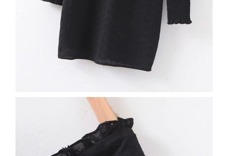 Fashion Black Lace Square Neck Dress,Mini & Short Dresses