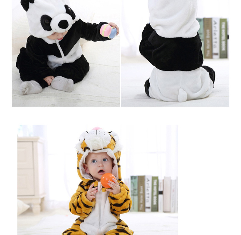 Fashion Tiger Animal Jumpsuit Flannel Children