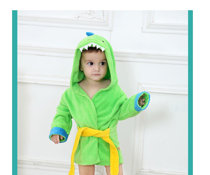 Fashion Dinosaur Small Clothes Cartoon Little Dinosaur Child Bathrobe,Others